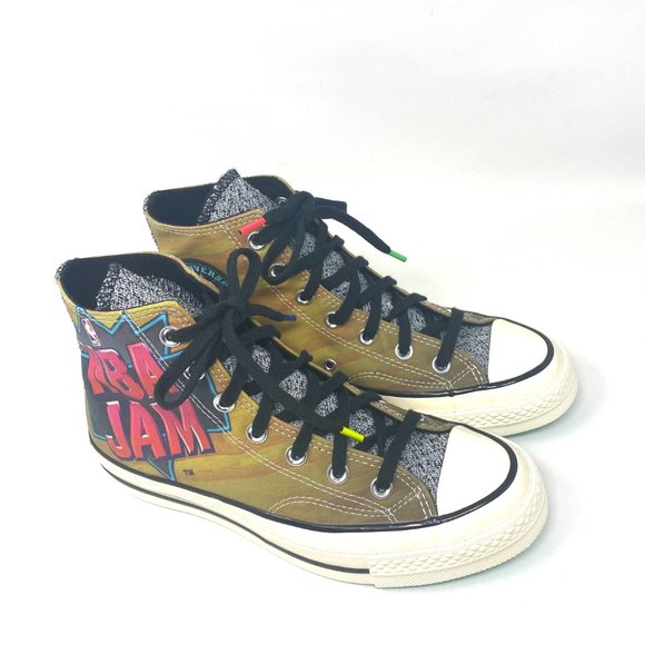 💖MEGA SALE💖Converse Men's 171692C CHUCK 70 HI Brown Solar Red Electric Aqua - Picture 4 of 12